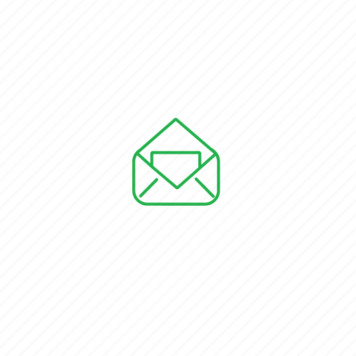 Green, mail icon - Download on Iconfinder on Iconfinder