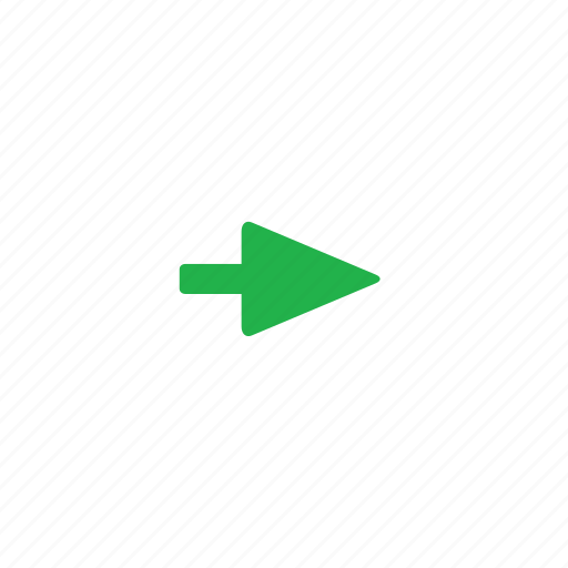 Arrow, green, right icon - Download on Iconfinder