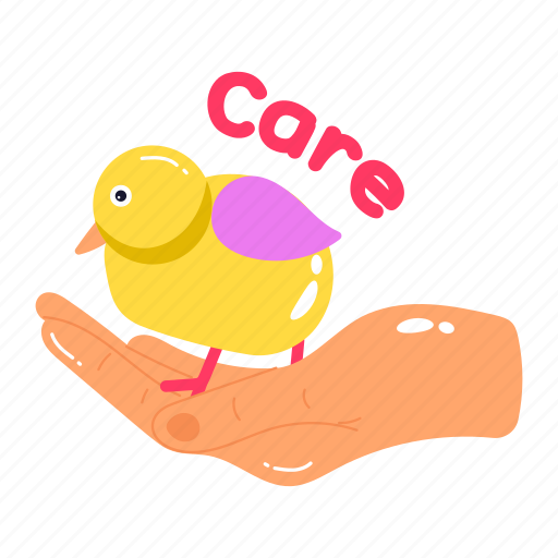Bird care, cute bird, save bird, bird protection, creature sticker - Download on Iconfinder