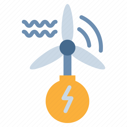 Windmill, power, green, clean, energy, bulb icon - Download on Iconfinder