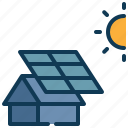 solar, cell, power, sun, roof, green, energy, environment