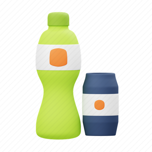 Bottle, glass 3D illustration - Download on Iconfinder