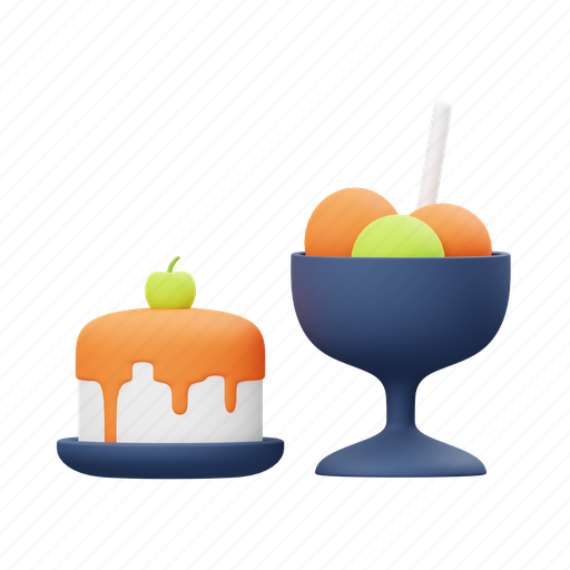 Cake, ice, dessert 3D illustration - Download on Iconfinder