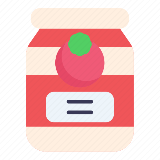 Jam, of, jar, food, vegetable icon - Download on Iconfinder