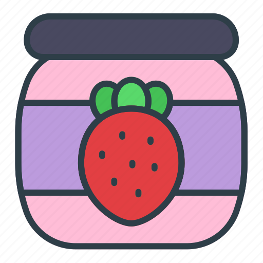 Strawberry, jam, food, cooking, fruit icon - Download on Iconfinder