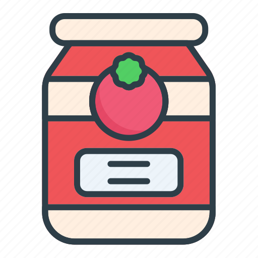 Jam, of, jar, food, fruit, cooking icon - Download on Iconfinder
