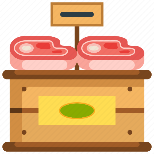 Box, food, meat, proteins, steak, supermarket icon - Download on Iconfinder
