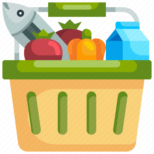 Basket, food, shopping, store, supermarkets icon - Download on Iconfinder