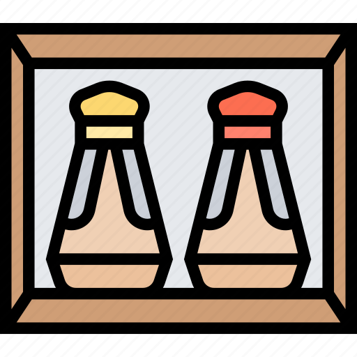 Salt, pepper, shaker, seasoning, table icon - Download on Iconfinder