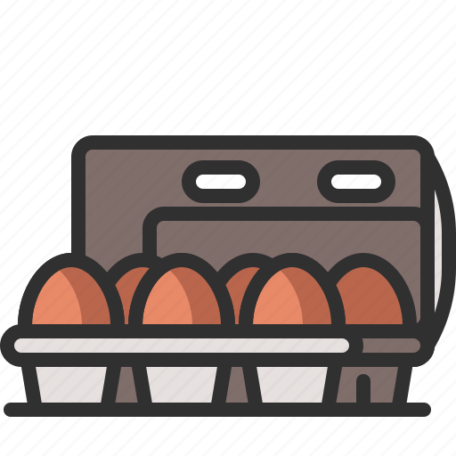 Box, chicken, egg, grocery icon - Download on Iconfinder