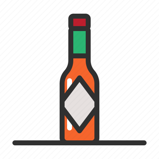 Bottle, hot, sauce, spicy icon - Download on Iconfinder