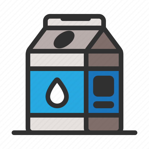 Box, carton, cow, dairy, milk icon - Download on Iconfinder