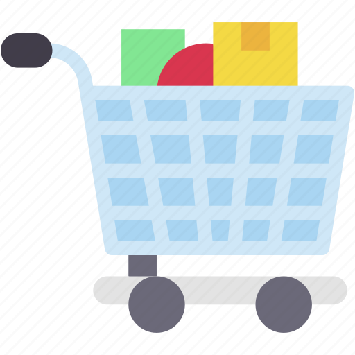 Trolley, shopping, cart, center, store, grocery icon - Download on Iconfinder