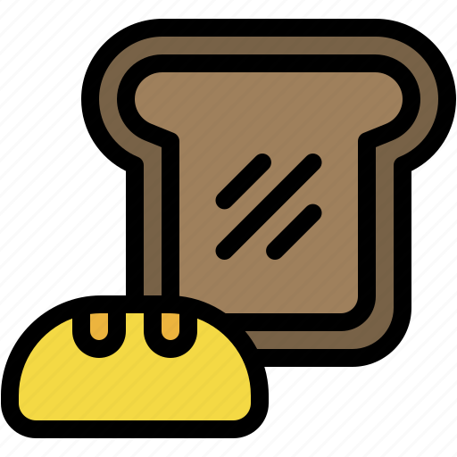 Bread, toast, breakfast, sliced, food, bakery icon - Download on Iconfinder