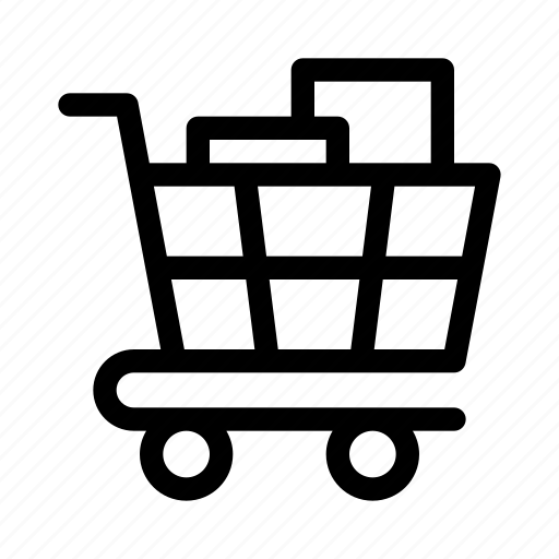 Shopping, cart, center, trolley, grow, shop icon - Download on Iconfinder