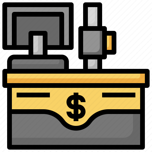 Cashier, supermarket, job, occupation, commerce, and, shopping icon - Download on Iconfinder