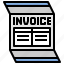invoice, receipt, bill, ticket, files, folders, business 