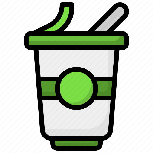 Yogurt, spoon, food, and, restaurant, ice, cream icon - Download on Iconfinder