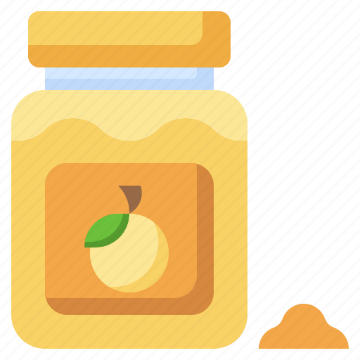 Jam, jar, food, marmalade, jelly, conserve, strawberry icon - Download on Iconfinder