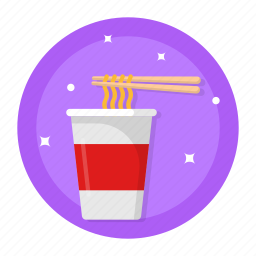 Cup noodles, instant noodle, chopsticks, noodles, chinese, snacks icon - Download on Iconfinder