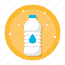 water bottle, drink, bottle, plastic