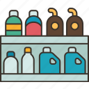 grocery, shelves, products, display, mart