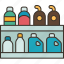 grocery, shelves, products, display, mart 