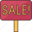 sale, signpost, placard, promote, advertise 