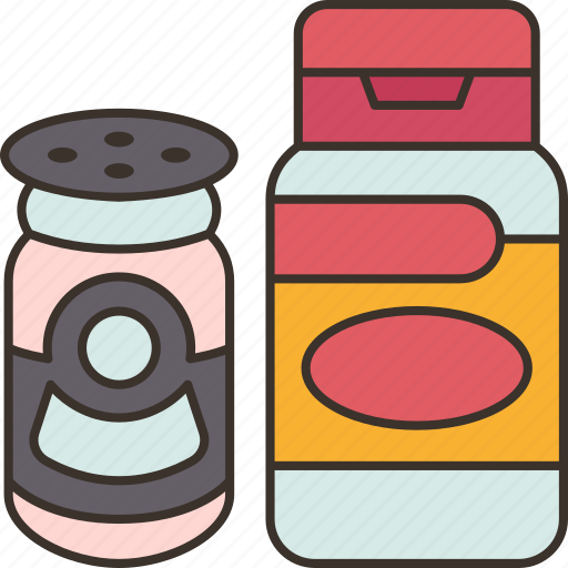 Seasonings, bottles, taste, spice, flavouring icon - Download on Iconfinder