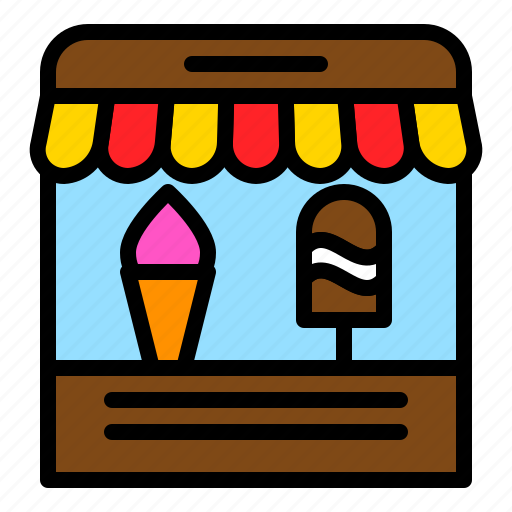 Grocery, ice cream, ice cream parlor, shop, store, sweets icon - Download on Iconfinder
