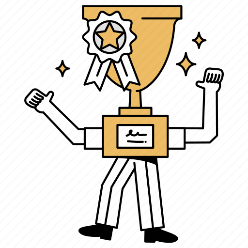 Achievements, trophy, award, reward, rating, review, accomplishment illustration - Download on Iconfinder