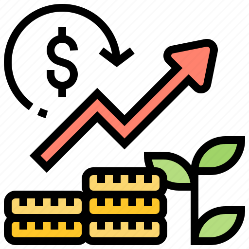 Growth, income, investment, profit, revenue icon - Download on Iconfinder