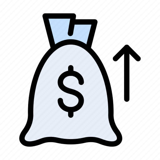Bag, dollar, growth, increase, money icon - Download on Iconfinder