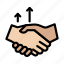 commitment, deal, growth, handshake, partnership 