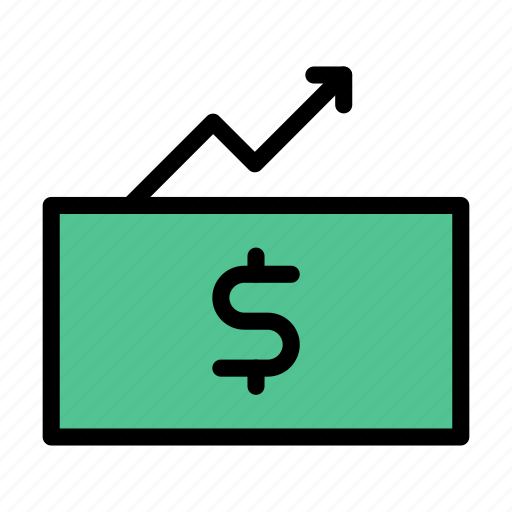 Dollar, increase, investment, profit, up icon - Download on Iconfinder
