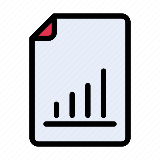 Chart, document, file, report, sheet icon - Download on Iconfinder