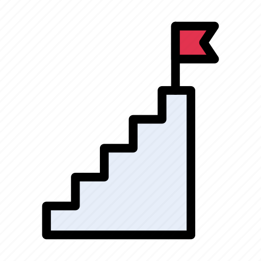 Career, goal, stair, success, up icon - Download on Iconfinder