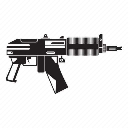Combat, gun, machine gun, shot, terrorist, war, weapon icon - Download on Iconfinder