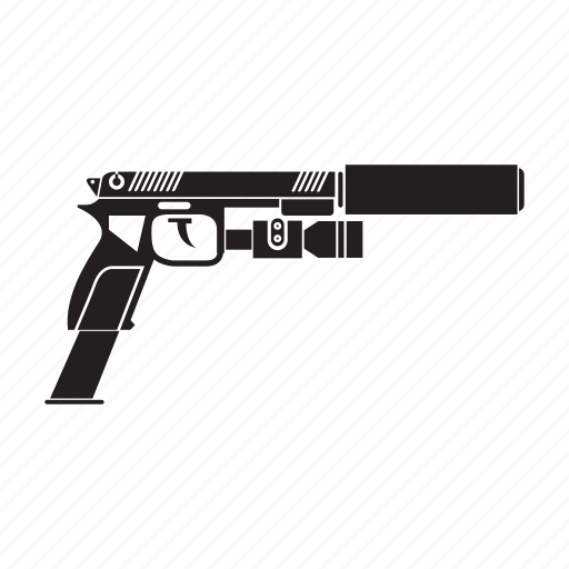 Firearm, handgun, kill, pistol, sidearm, spy, weapon icon - Download on Iconfinder
