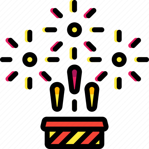 Colours, display, explosion, fireworks, light icon - Download on Iconfinder