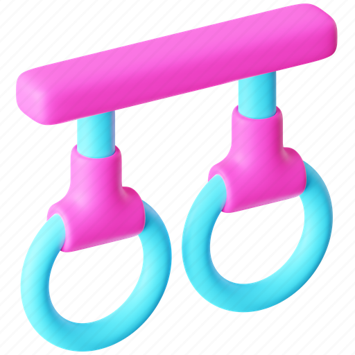 Pull-up bar, pull-up, bar, pull, up, weight, healthy 3D illustration - Download on Iconfinder