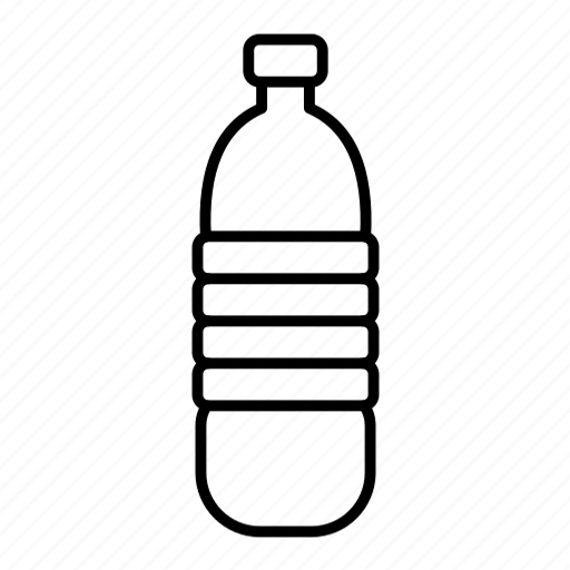 Water bottle, plastic bottle, water, drink, hydrate icon - Download on Iconfinder