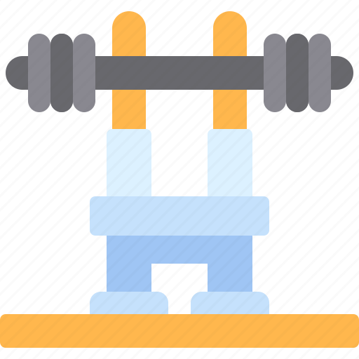 Bench, press, gym, fitness, workout, exercise icon - Download on Iconfinder