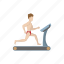 cartoon, exercise, fitness, health, nude, sport, treadmill 