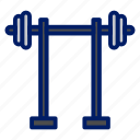 barbell, bench, dumbbell, fitness, gym, sport, stand