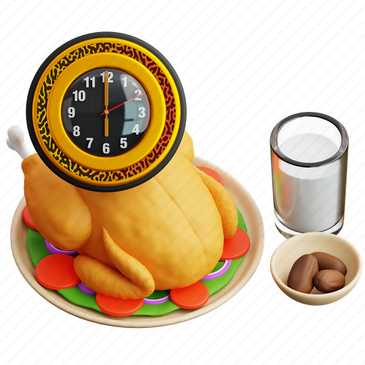 Iftar, time 3D illustration - Download on Iconfinder
