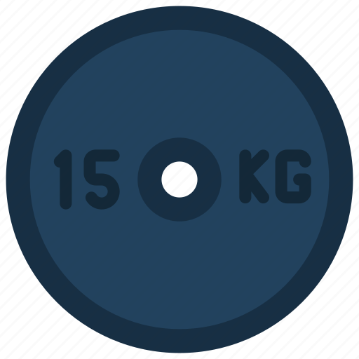 Circle, weight, plate, fitness, weights icon - Download on Iconfinder