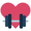 gym, love, fitness, heart, gymnasium 