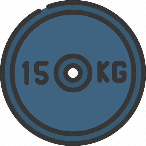 Circle, weight, plate, fitness, weights icon - Download on Iconfinder