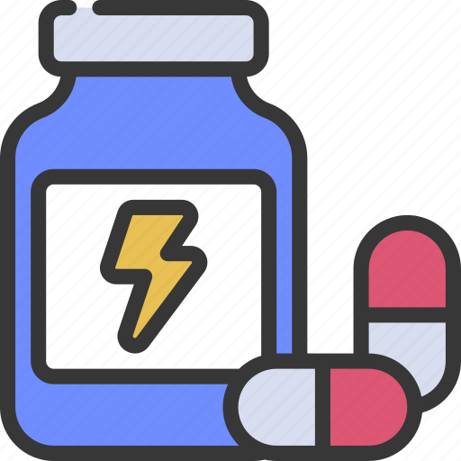 Energy, pills, fitness, lightening, power icon - Download on Iconfinder